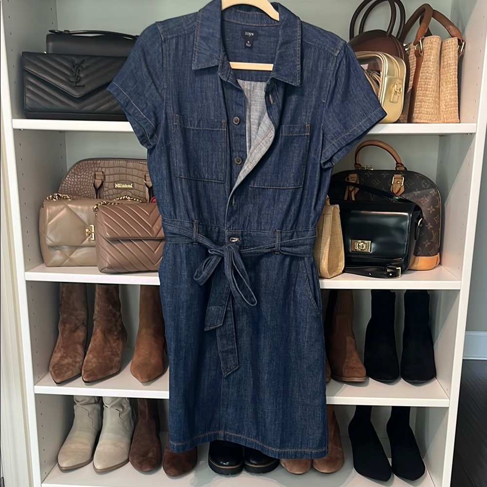 J. Crew Denim Mini Dress